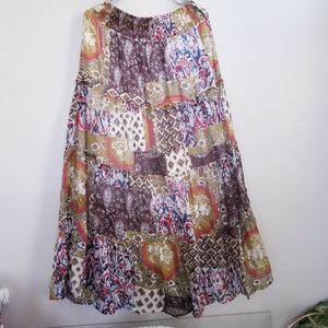 Boho Gypsy  Hippie Long Skirt